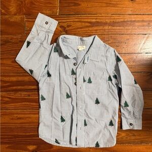 Blue Rooster Collection Kids One Piece - Blue with Green Trees